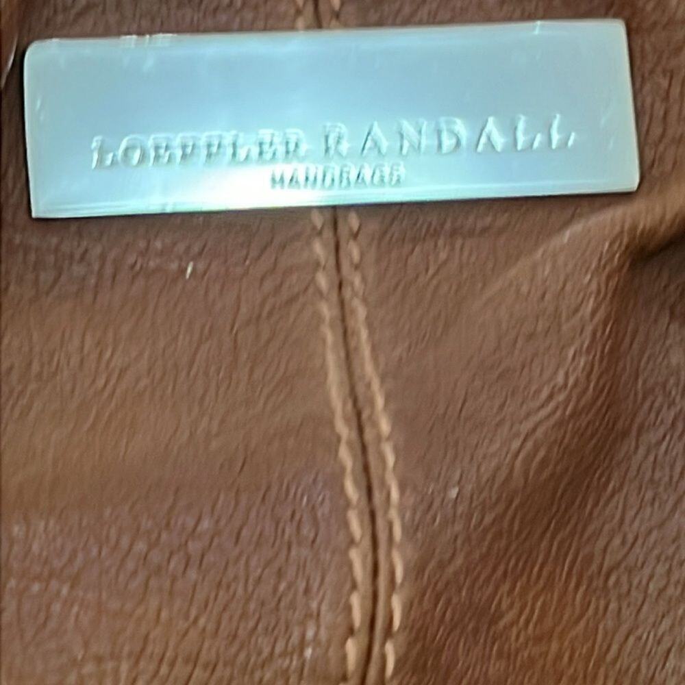 LOEFFLER RANDALL RUCHED LEATHER SHOULDER BAG‎ - Picture 7 of 10